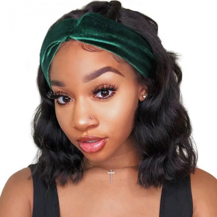 Incolorwig Short Cut Bob Wigs Body Wave Hair Wig For African American Women