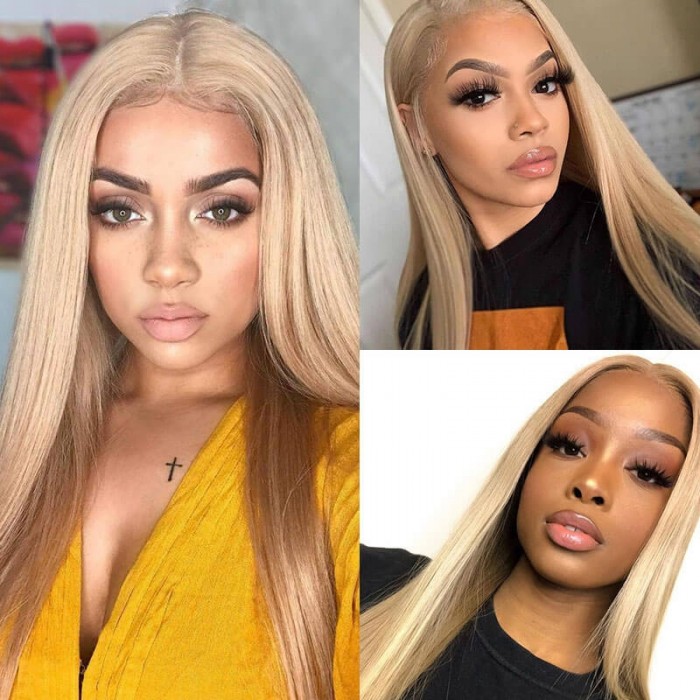 honey blonde hair weave