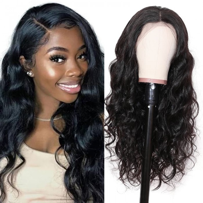 Incolorwig Body Wave Fake Scalp Lace Frontal Wig Glueless Wig Invisible Knots 150% Density