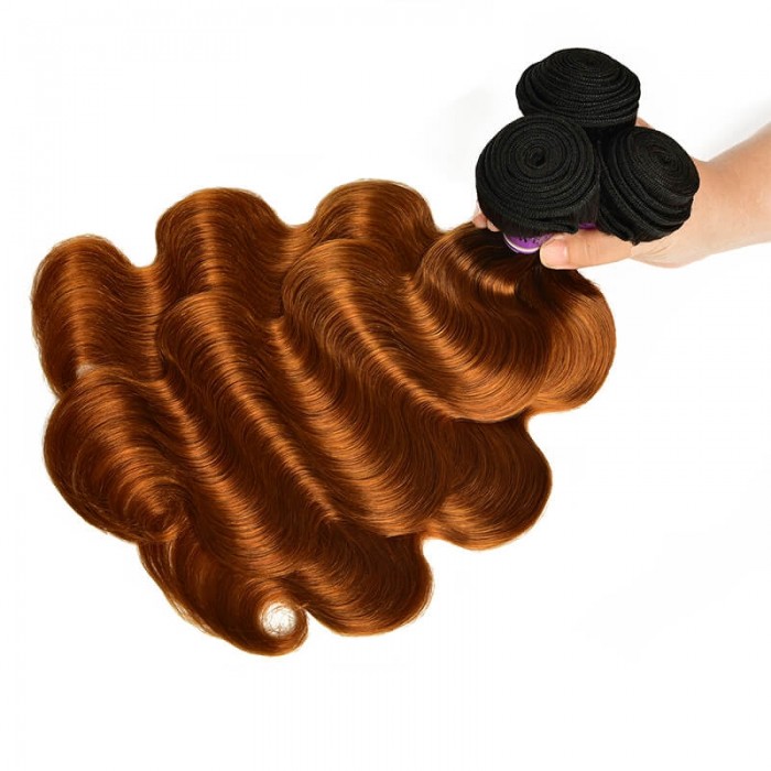 Incolorwig #TB30 Body Wave Human Hair 3 Bundles Hair Weave Peruvian Hair