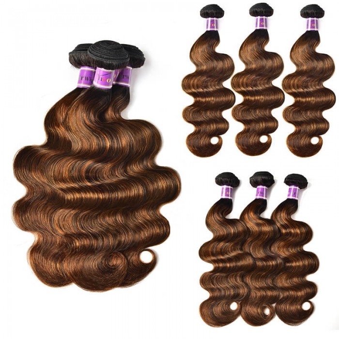 Incolorwig Superior Brazilian Human Hair Weave #FB30 Body Wave Hair 3 Bundles 