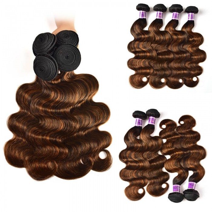 Incolorwig Virgin 4 Bundles Deals Peruvian Hair Weave #FB30 Body Wave Hair Weave