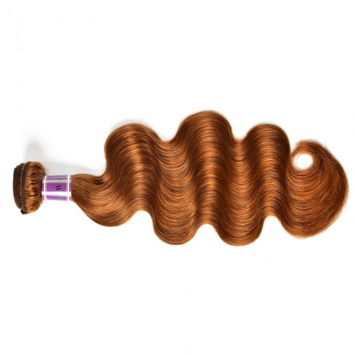 Incolorwig Gentle Human Hair Weave Novel Color #30 Body Wave Hair 1 Bundles