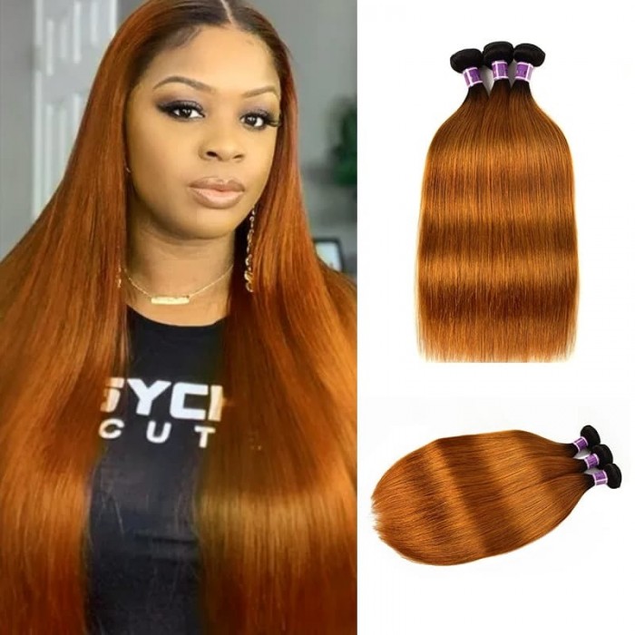 Incolorwig Peruvian Human Hair Weave 3 Bundles Deals #TB30 Straight Human Hair 