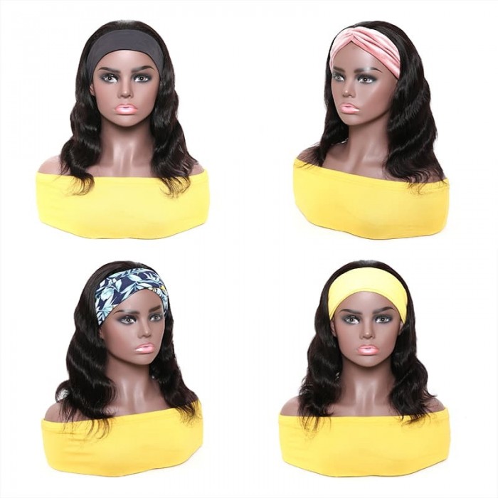 Incolorwig Short Cut Bob Wigs Body Wave Hair Wig For African American Women