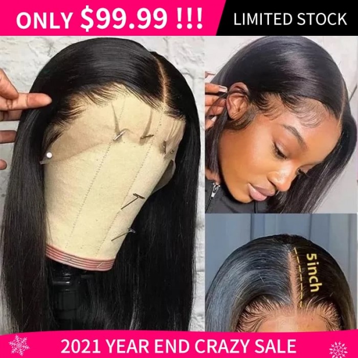 Flash Sale 12 Inch Short Cut Bob Lace Wig