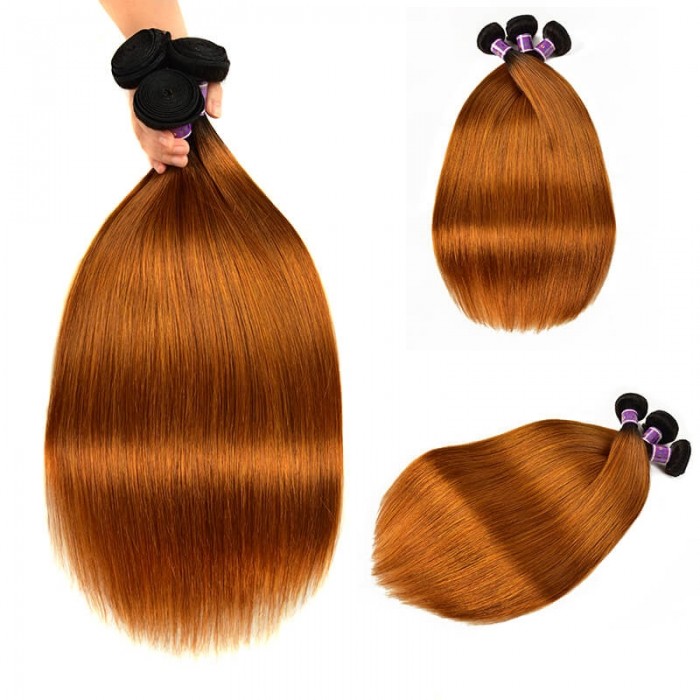 Incolorwig Peruvian Human Hair Weave 3 Bundles Deals #TB30 Straight Human Hair
