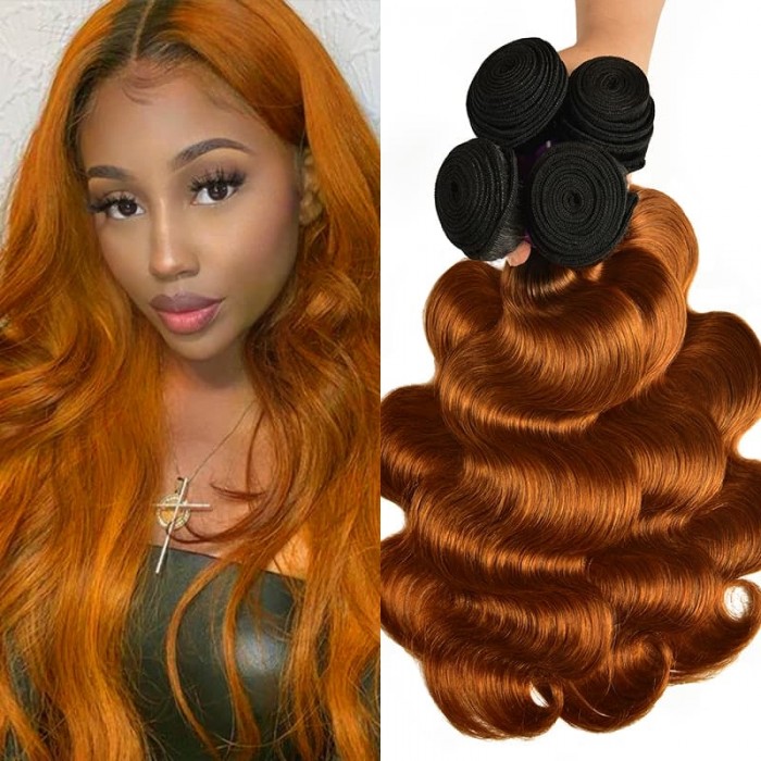 Incolorwig #TB30 Color Peruvian Body Wave Hair 4 Bundels Deals Hair Weave