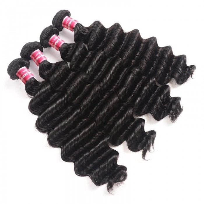 Incolorwig Loose deep Wave 100% Virgin Human Hair Weave 4 Bundles In Stock