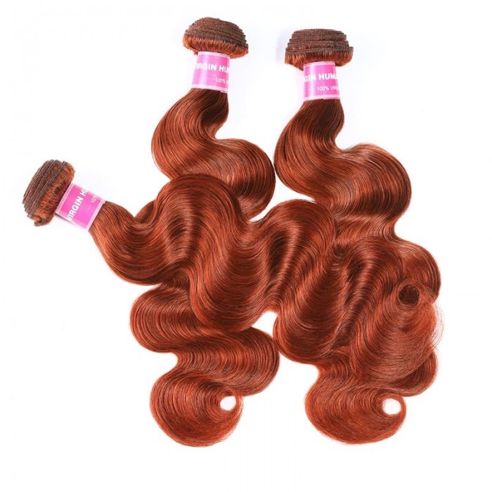 Incolorwig 7A #350 Body Wave Brazilian Human Hair Weave 3 Bundles