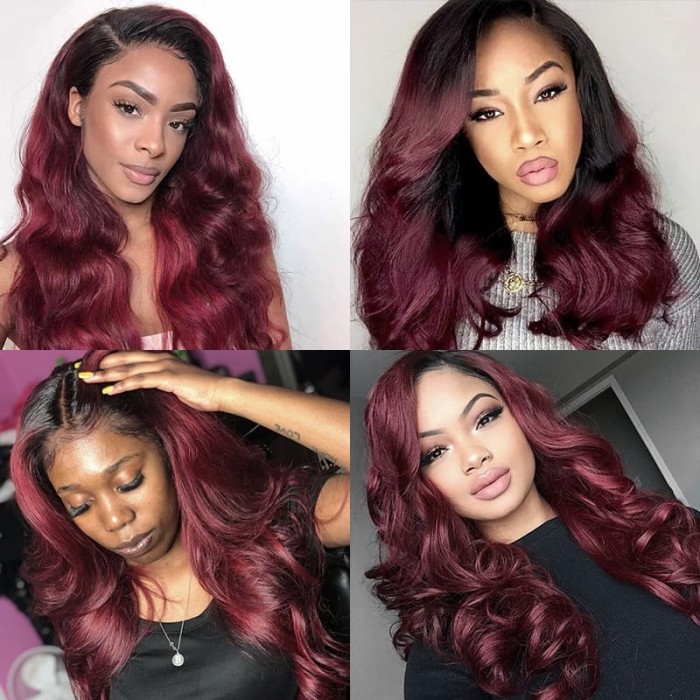 Incolorwig Superior Quality Brazilian Weave 3 Bundles Remy Hair TB99J Body Wave Hair 3 Bundles