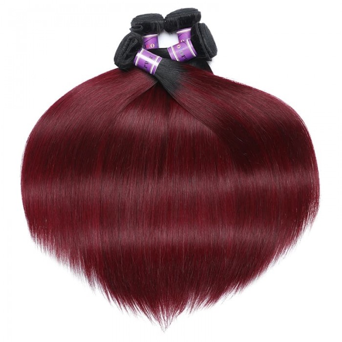 Incolorwig Novel #TB99J Stragiht Brazilian Hair 4 Bundles Human Hair Weave