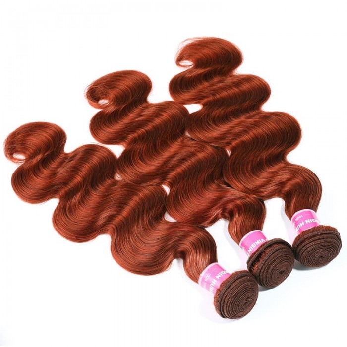 Incolorwig 7A #350 Body Wave Brazilian Human Hair Weave 3 Bundles