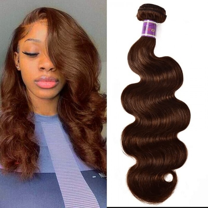 Incolorwig Rare Human Hair Weave #4 Body Wave Hair Bundles 1 Bundle 