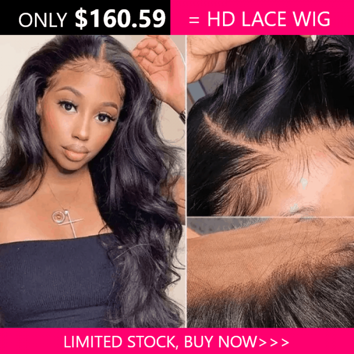Incolorwig Queen's Day Flash Sale 5x5 HD Lace CLosure Wig 18 Inch Body Wave Wig