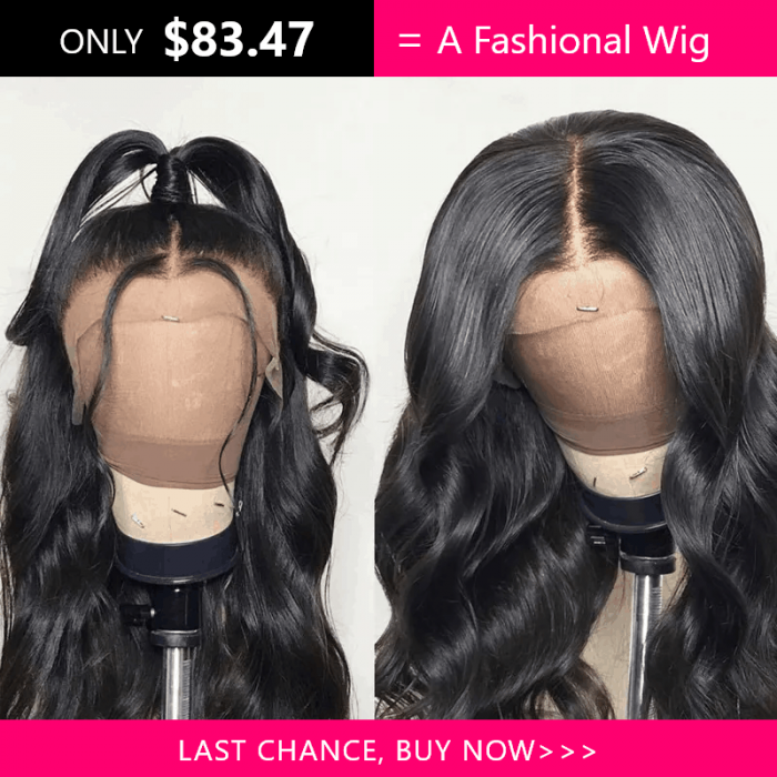 Incolorwig Friday Flash Sale 14 Inch Natural Color Body Wave Human Hair Wig Pre-plucked Natural Hairline