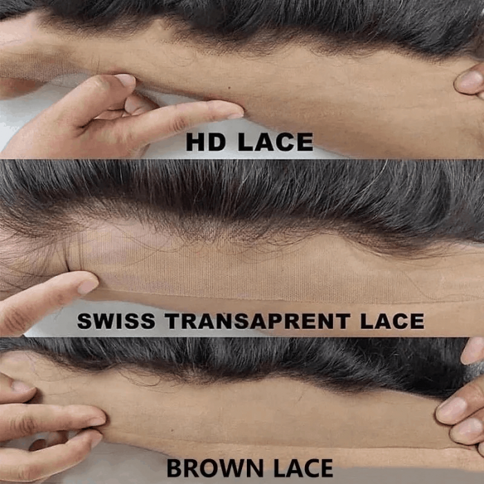Incolorwig 5x5 HD Lace CLosure Wig Human Hair Body Wave Natural Black Lace Closure Wig