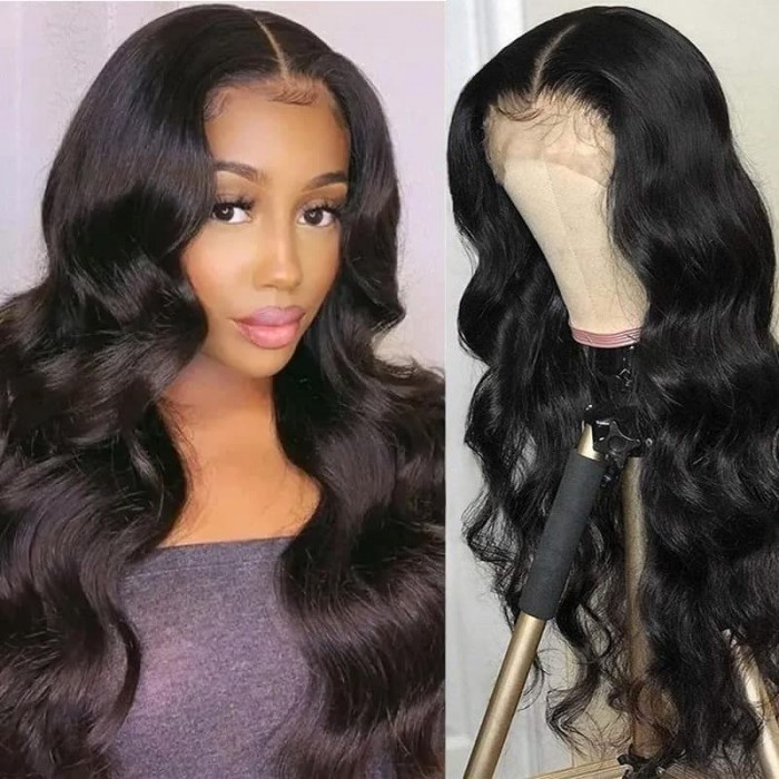 Incolorwig Natural Color Body Wave Lace Closure Part Wig Best Human ...