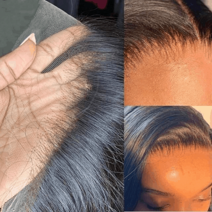 Incolorwig 5*5 HD Lace Wig Pre Plucked Straight Hair Lace Closure Wigs Human Hair 180% Density