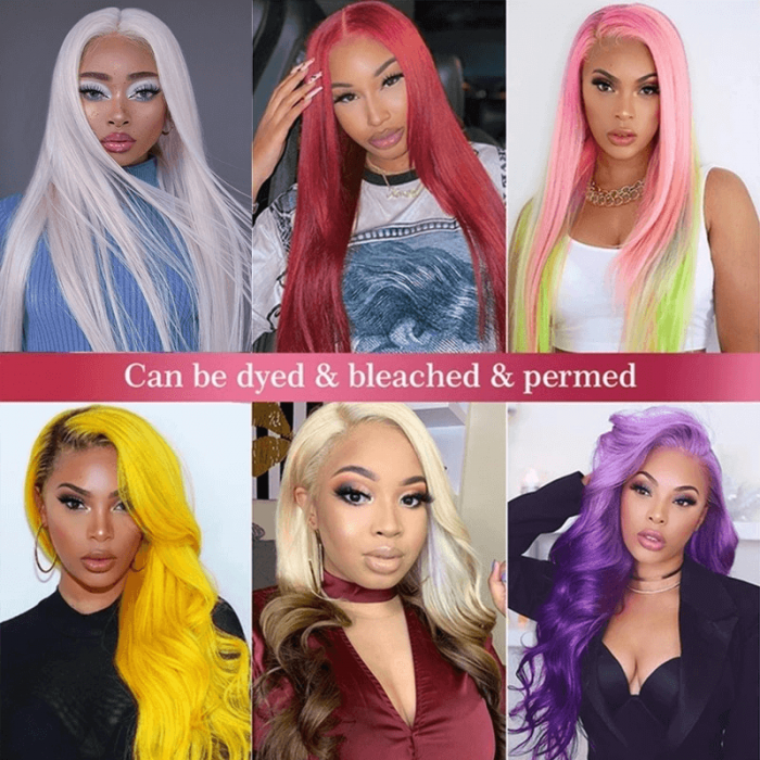Incolorwig #613 Honey Blonde Lace Front Wig Human Hair 13×4 Transparent Lace Body Wave Wig 150% Density 
