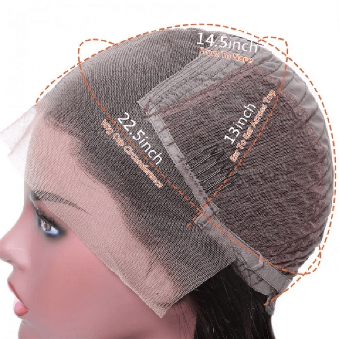 Incolorwig 180% Density Long Body Wave 13×4  Lace Front Human Hair Wigs With Baby Hair