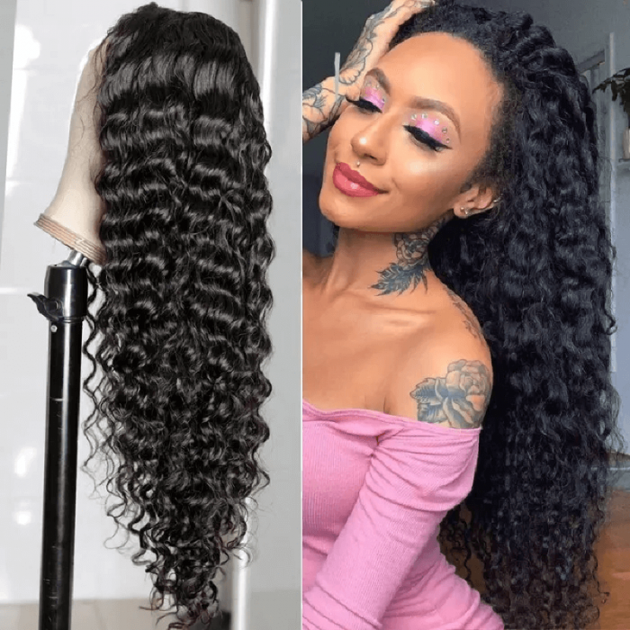 Incolorwig 150% Density Wigs 13x6 Lace Front Deep Wave Wigs Online Sale