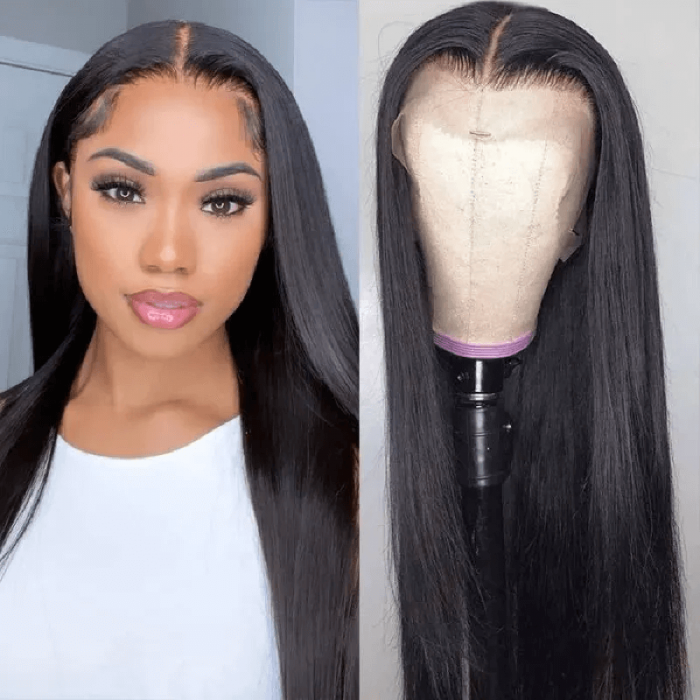 Incolorwig Best 13x6 Straight Human Hair Lace Front Wigs 180% Density High Grade Wigs