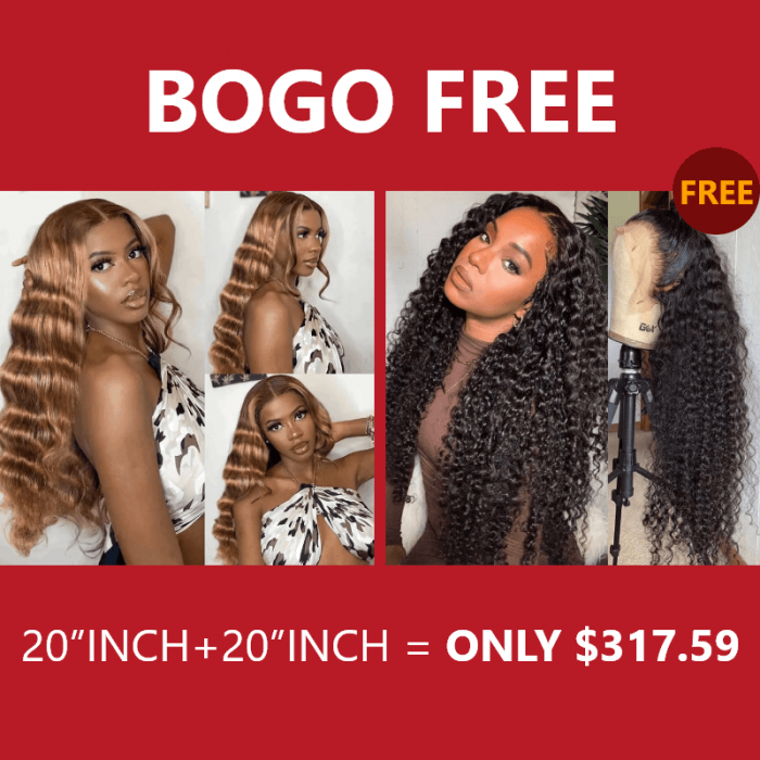Incolorwig Honey Blonde Body Wave T Part Lace Front Wig Deep Wave 13x4 Lace Front Wigs Bogo Free