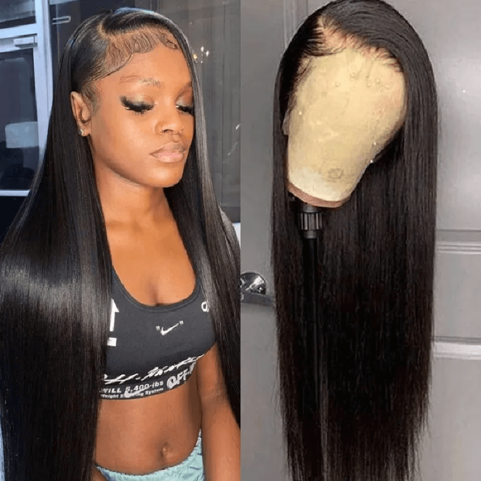 Incolorwig Straight Hair 13x4 HD Lace Wigs Transparent Lace Front Wigs 150% Density