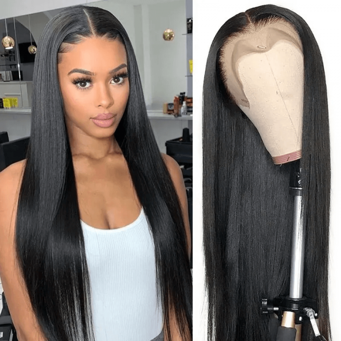 Incolorwig Straight Hair 13x4 HD Lace Wigs Transparent Lace Front Wigs 150% Density