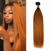 Incolorwig 1 Bundles Virgin #TB30 Straight Hair Bundles Human Hair Weave