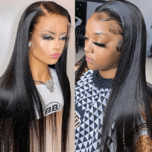 Incolorwig Swiss Invisible Lace Wig 13x4 HD Lace Front Wigs 180% Density Long Wigs