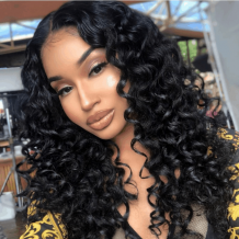 Incolorwig Wet And Wavy Deep Wave V Part Wigs Magic Quickly Change Hairstyle Straight To Deep Wave Wig