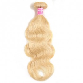 Incolorwig Popular Human Hair Weave #613 Blonde Body Wave Hair Bundles 1 Bundle Deals