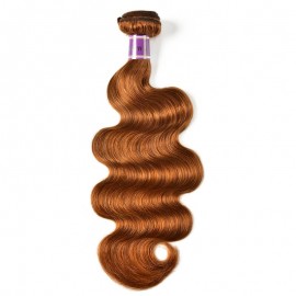 Incolorwig Gentle Human Hair Weave Novel Color #30 Body Wave Hair 1 Bundles