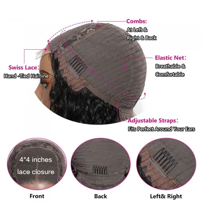 4x4 lace closure wig