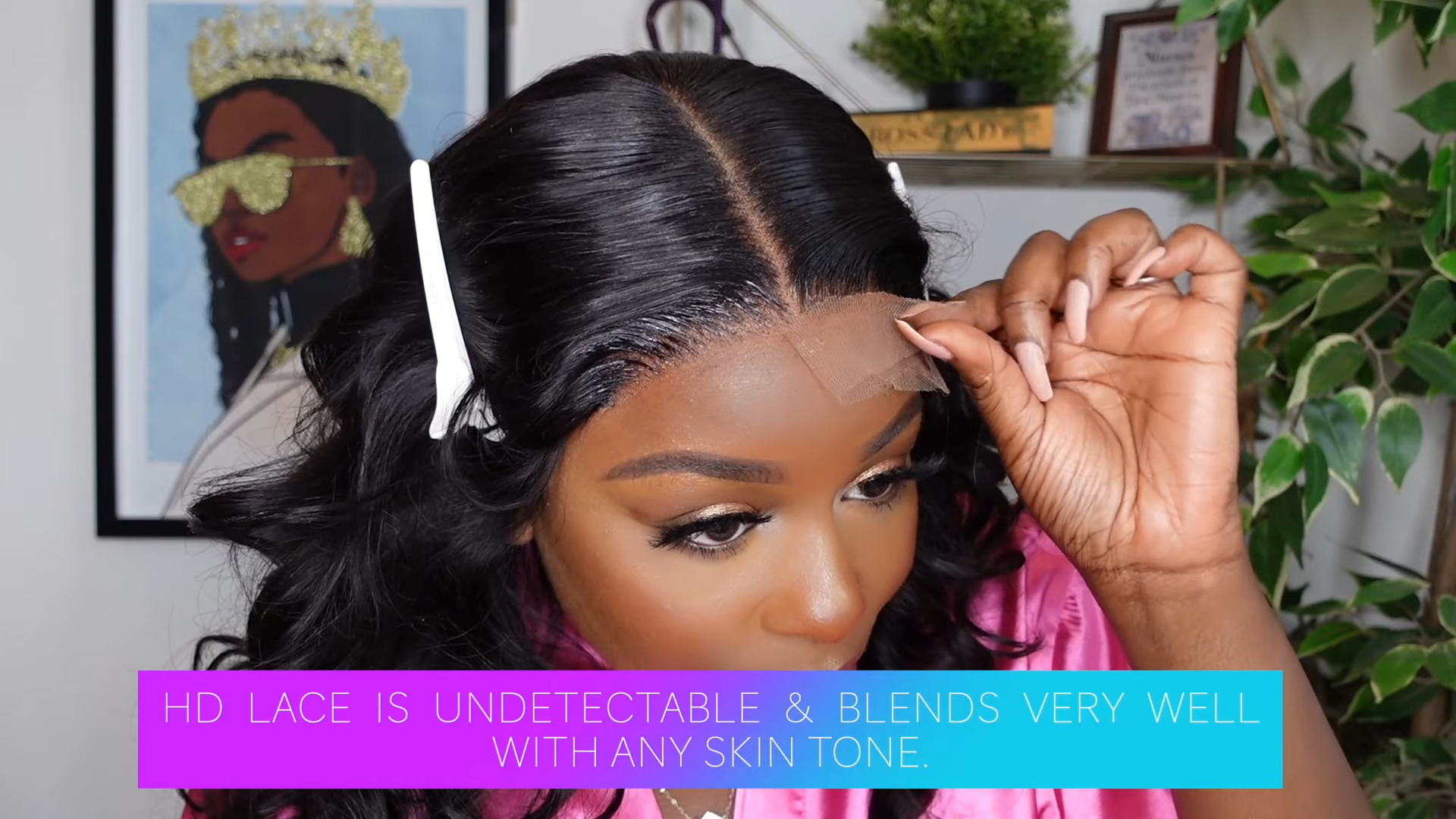 hd glueless lace wig