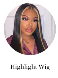 Incolorwig #TL27 Highlight Human Hair Wig