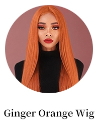 Incolorwig Ginger Color 88J Human Hair Wig