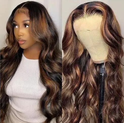 FB30 Brown Color Body Wave Wig