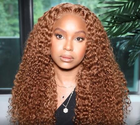jerry curly ginger 13x4 lace front wig